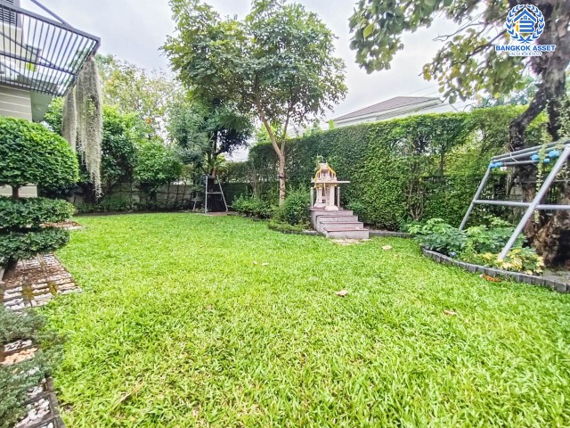 บ้านเดี่ยวมือสองย่านนนทบุรีฯ ม.เพอร์เฟคมาสเตอร์พีช รัตนาธิเบศร์  เนื้อที่กว้างขวางมากถึง 130.20 ตร.ว.  ฟังก์ชัน 4 ห้องนอน 5 ห้องน้ำ ที่จอดรถ 3 คัน เฟอร์นิเจอร์บิ้วท์อิน เปลี่ยนสุขภัณฑ์ใหม่ทั้งหลัง! บนทำเลแห่งการเดินทาง ใกล้รถไฟฟ้าสายสีม่วง "สถานีไทรม้า" และทางด่วน "งามวงศ์วาน" จองเลย!